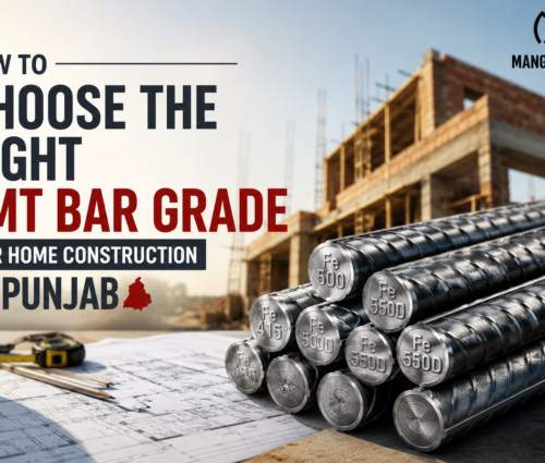 How to Choose the Right TMT Bar Grade for Home Construction in Punjab | Mangla Steels