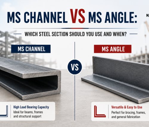 MS Channel vs MS Angle comparison | Mangla Steels