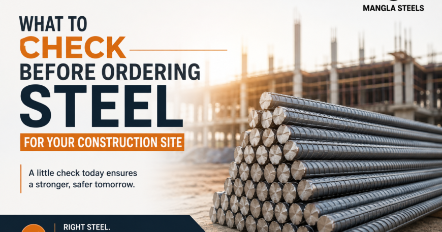 What to Check Before Ordering Steel for Your Construction Site Mangla Steels